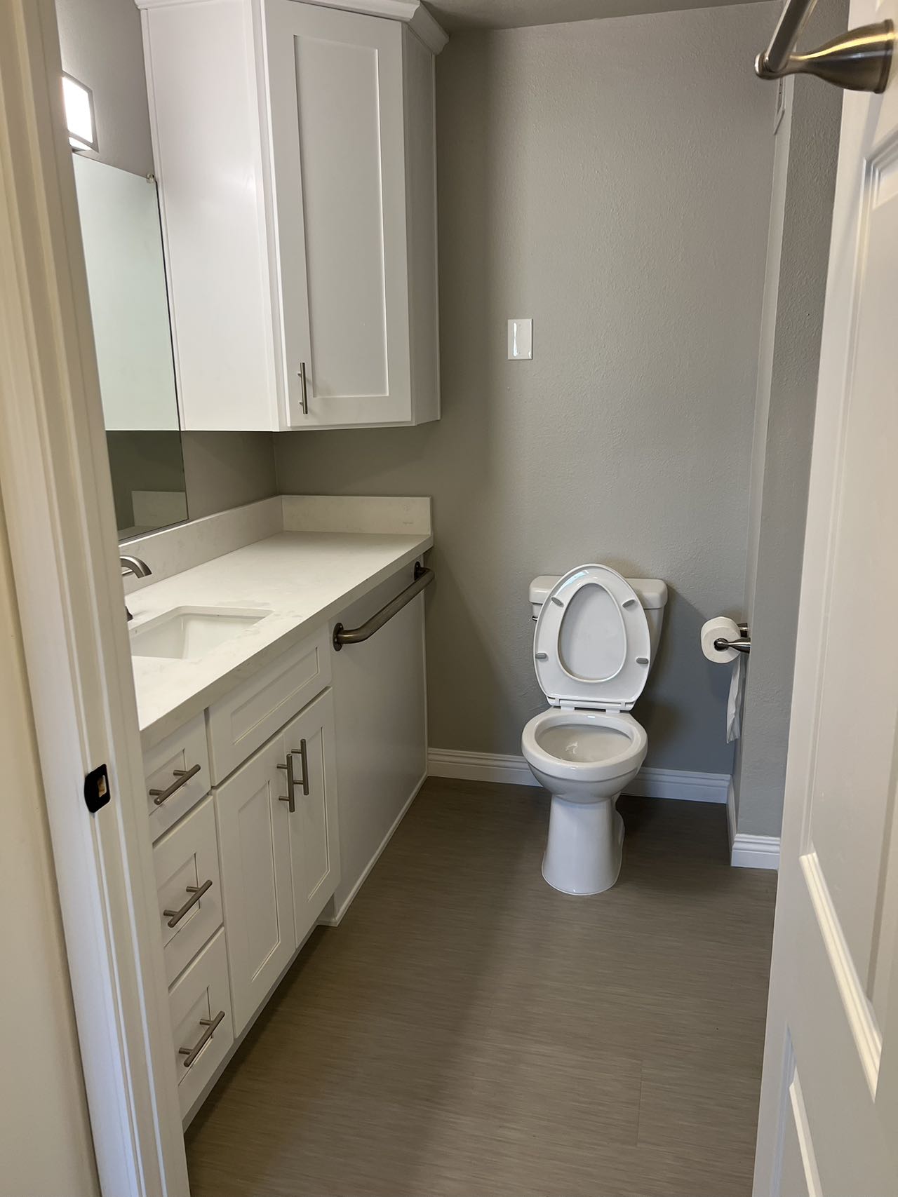 Bathroom vanity and storage