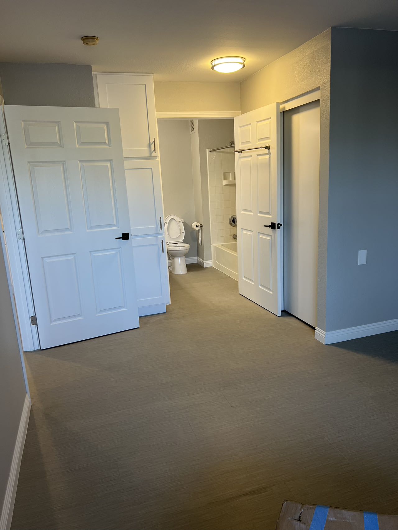 Interior doors and storage