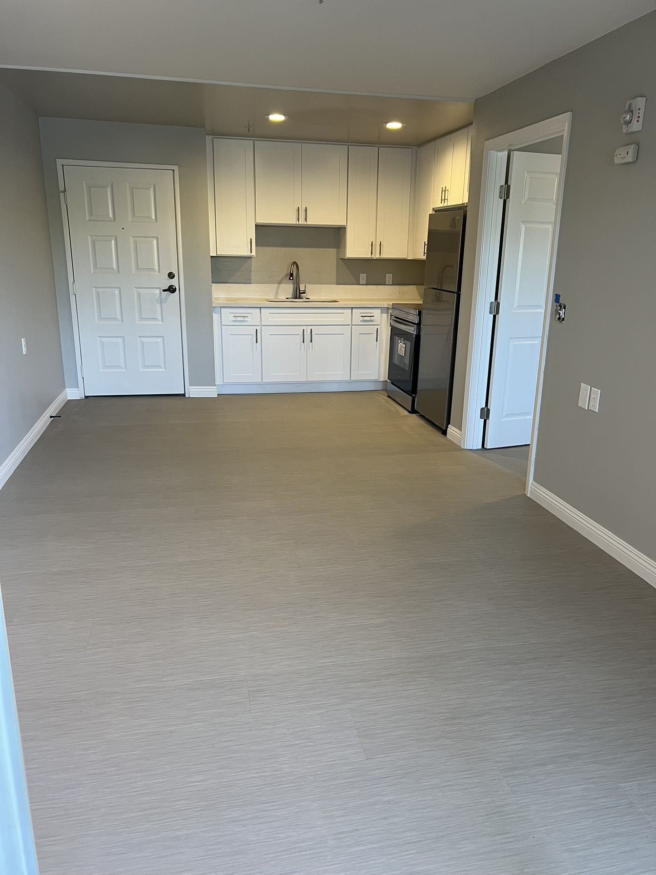 Cabinetry and appliance layout