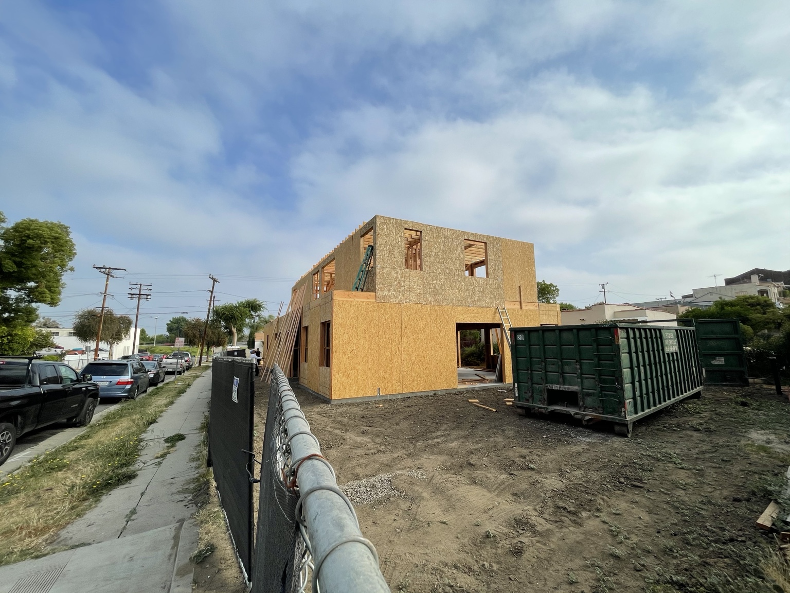 Second-floor framing