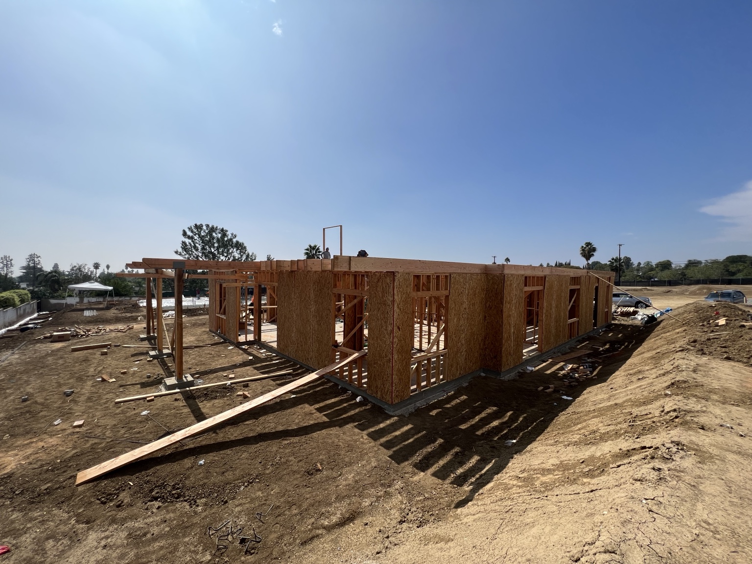 First-floor framing — 6919 Rancho Cucamonga