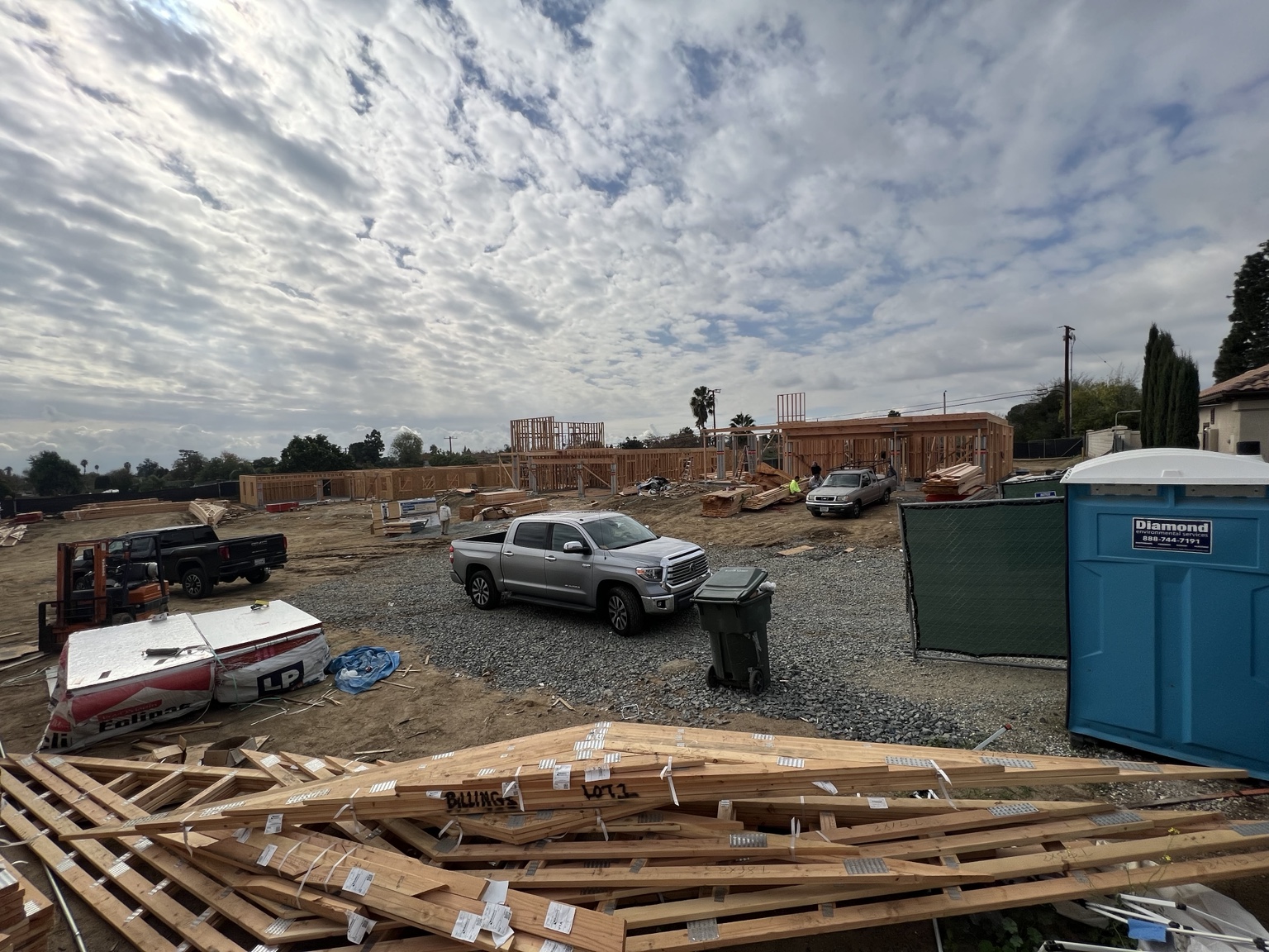 Construction across the site — 6919 Rancho Cucamonga
