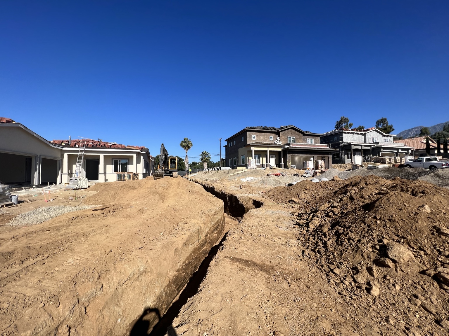 Exterior and site utility work — 6919 Rancho Cucamonga
