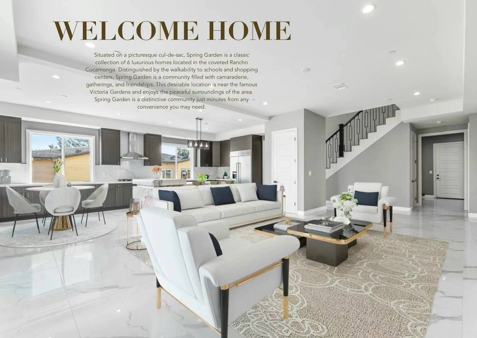 Project presentation — living and kitchen