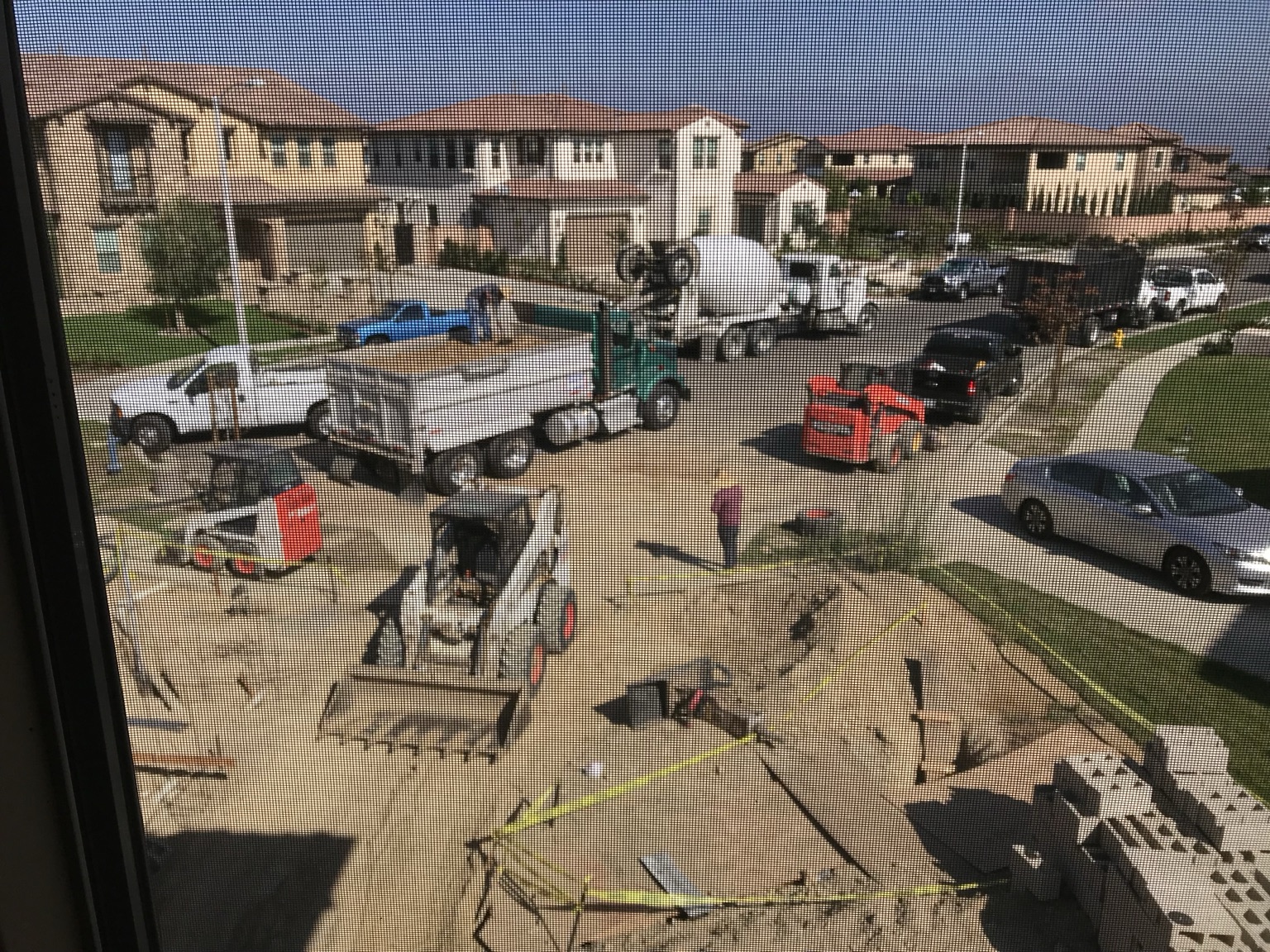 Concrete work and trade coordination
