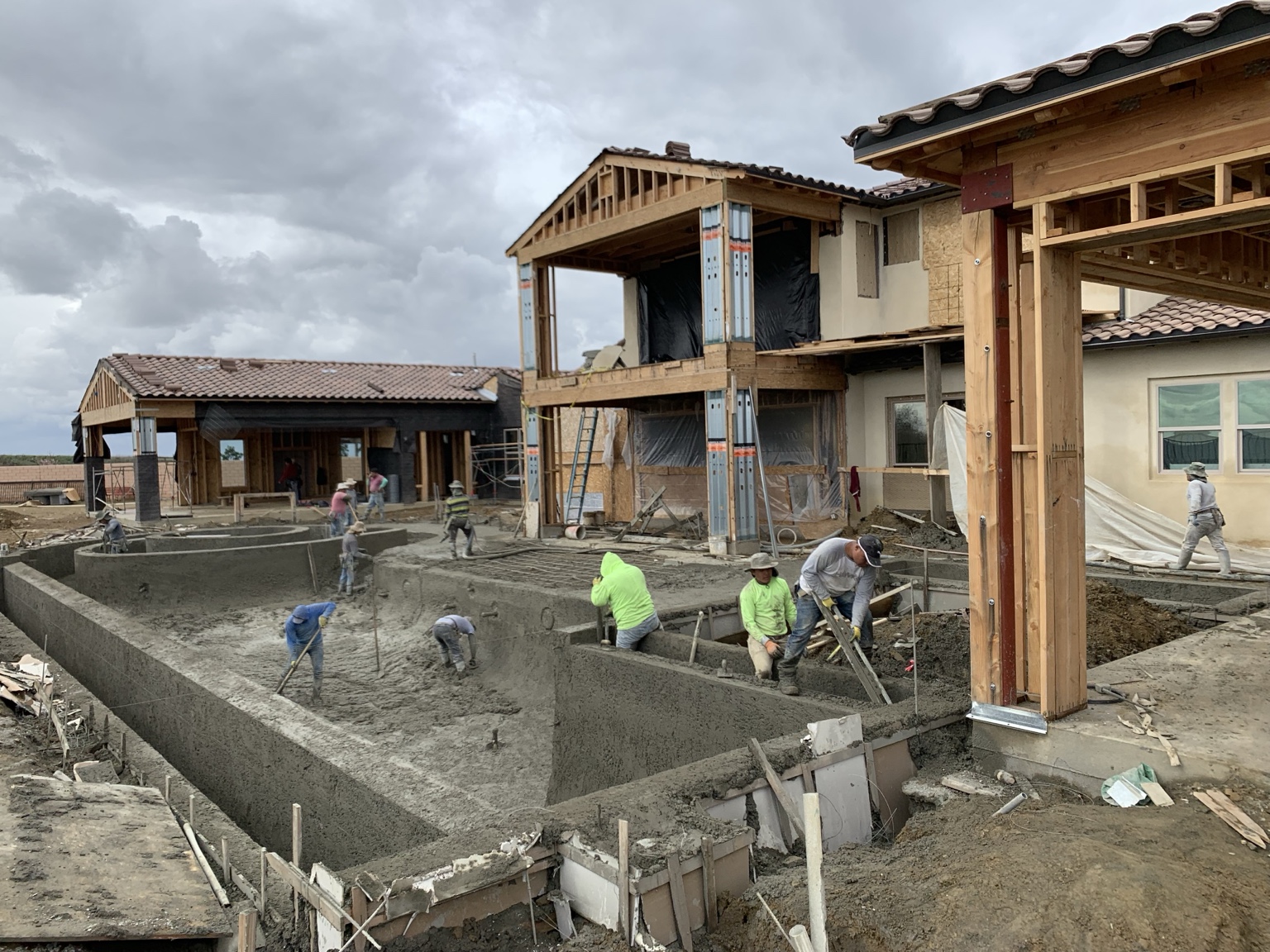 Concrete placement