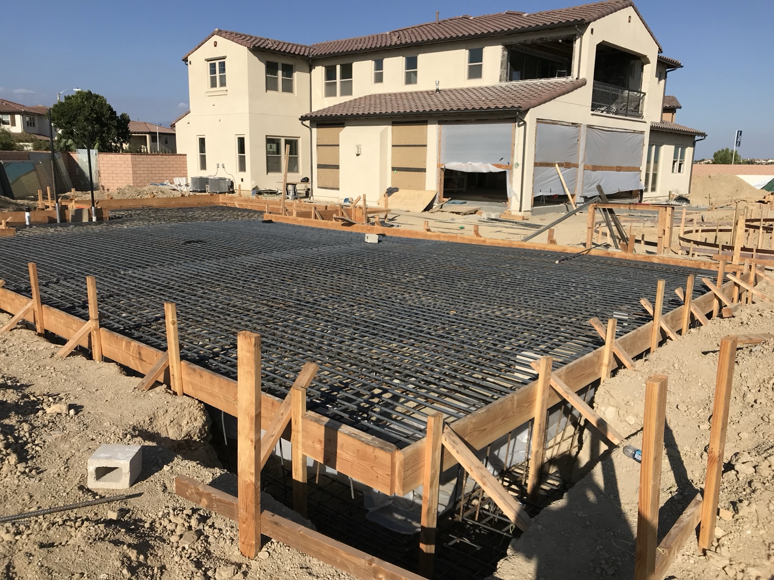 Reinforcement and formwork