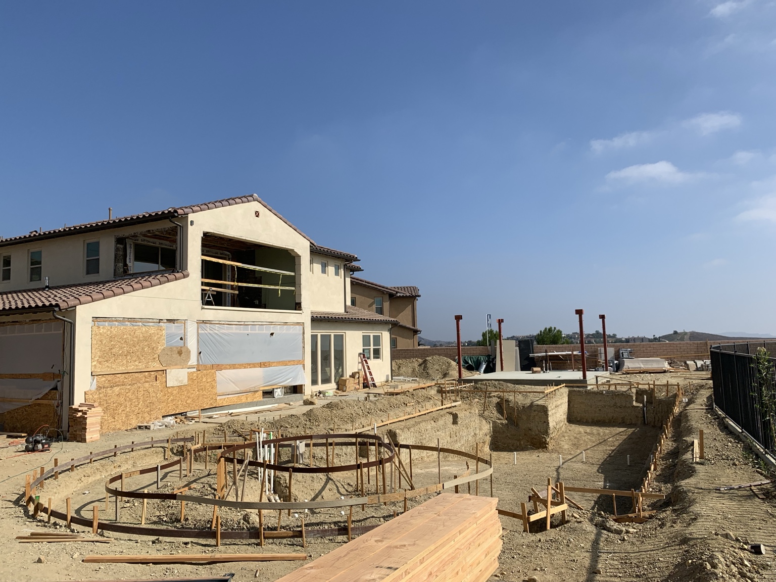 Addition and exterior works