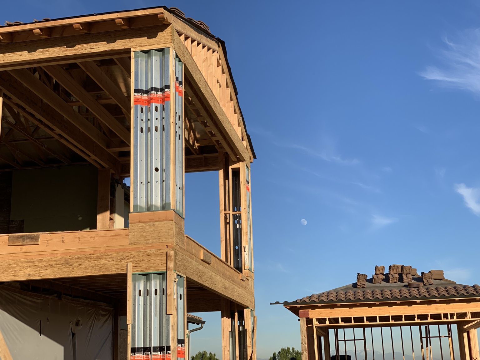 Exterior framing detail